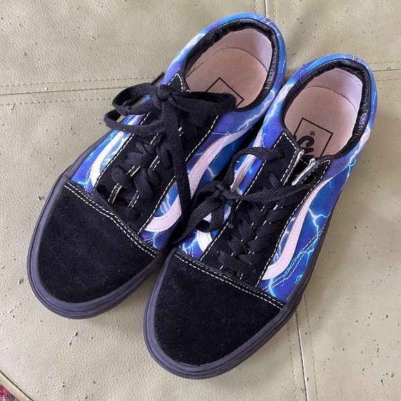 Kids Blue Vans - Picture 4 of 5